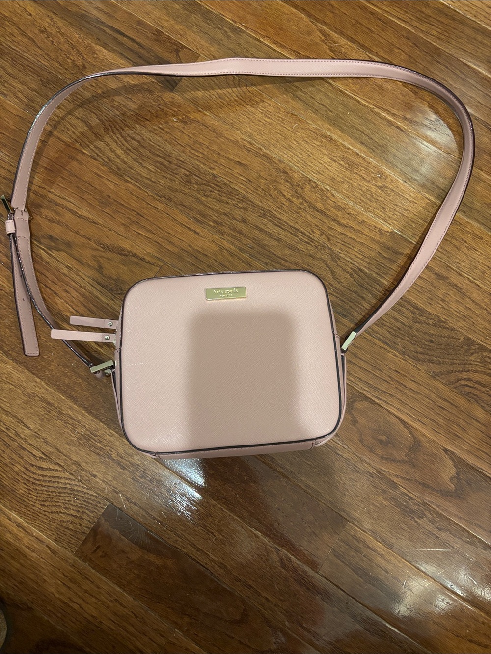 kate spade Blush Pink Pebbled Leather Crossbody